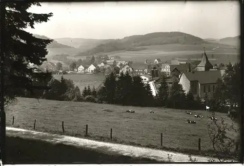 Allendorf Sauerland Teilansicht Kat. Sundern (Sauerland)