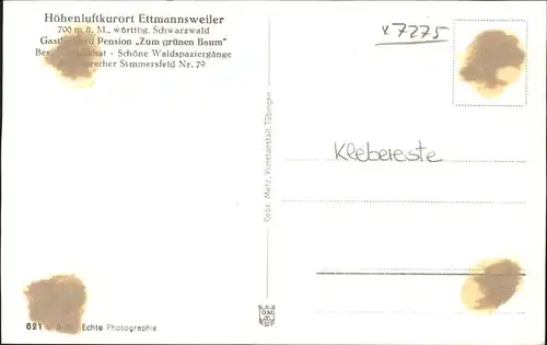 Ettmannsweiler  Kat. Simmersfeld