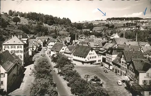 Altensteig Wuerttemberg Marktplatz  Kat. Altensteig