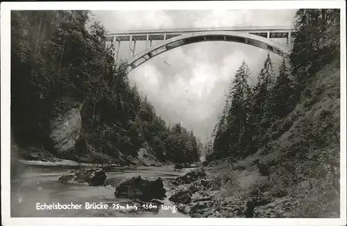 Echelsbach Bruecke Kat. Bad Bayersoien