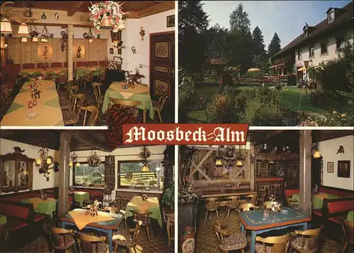 Rottenbuch Oberbayern Hotel Gasthof Moosbeck Alm Kat. Rottenbuch