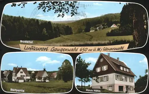 Gaugenwald Haus Hoehn Brudertal Kat. Neuweiler