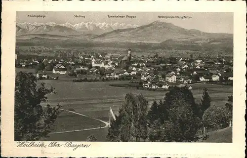 Weilheim Oberbayern  Kat. Weilheim i.OB