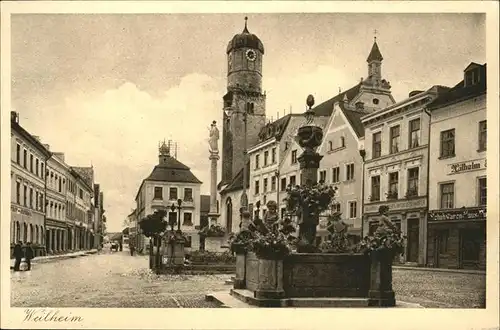 Weilheim Oberbayern Brunnen Kat. Weilheim i.OB