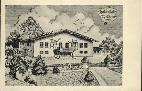 Weilheim Oberbayern Hochlandhalle Kat. Weilheim i.OB