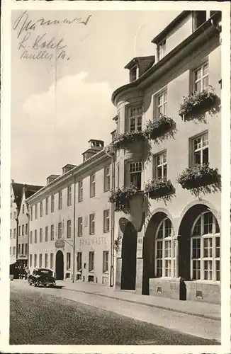 Weilheim Oberbayern Gasthof Pension Braeuwastl Kat. Weilheim i.OB