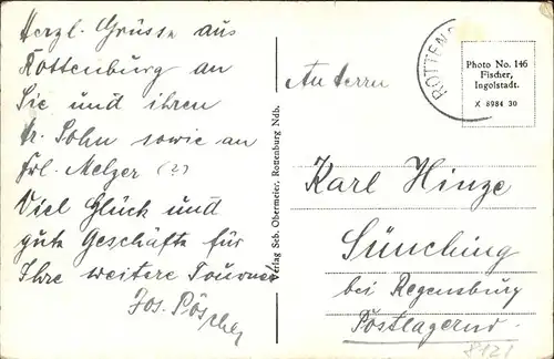 Rottenburg Laaber  Kat. Rottenburg a.d.Laaber