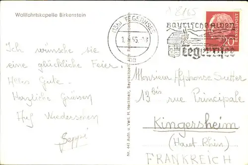 Birkenstein  Kat. Fischbachau