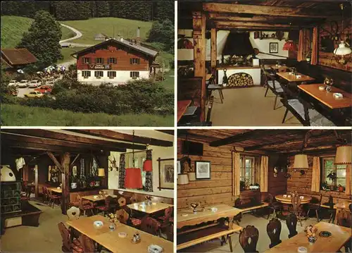 Habach Oberbayern Gasthaus Forsthaus Hoehlmuehle Kat. Habach