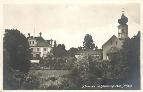 Bernried Starnberger See Schloss  Kat. Bernried