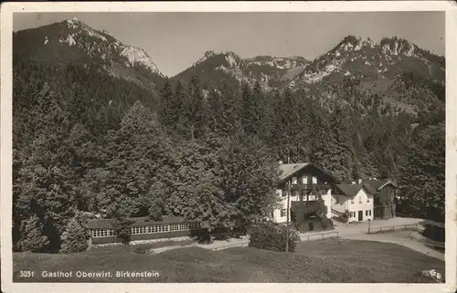 Birkenstein Gasthof Oberwirt Kat. Fischbachau