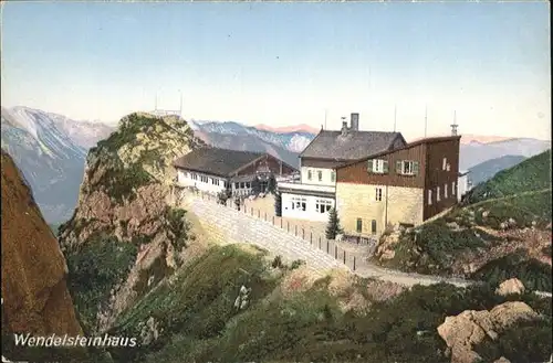 Wendelstein Berg Wendelsteinhaus Kat. Bayrischzell