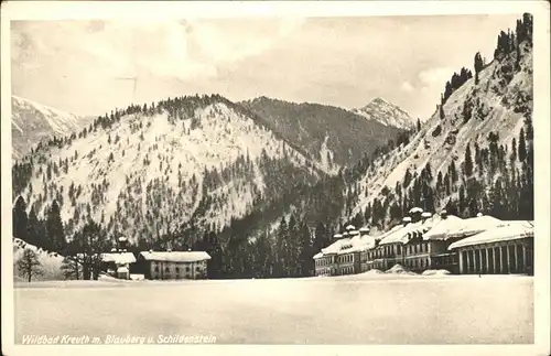 Wildbad Kreuth Blauberge Schildenstein Kat. Kreuth