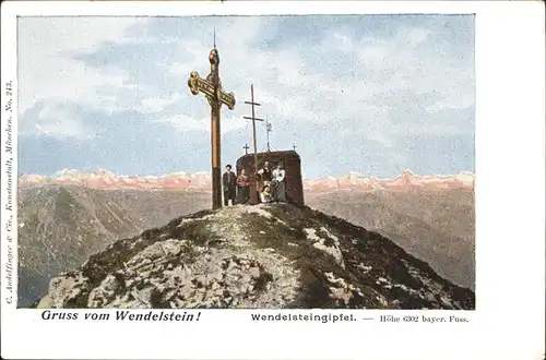 Wendelstein Berg Gipfel Kat. Bayrischzell