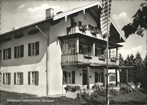 Duernbach Tegernsee Gaestehaus Heckelsmueller Kat. Gmund a.Tegernsee