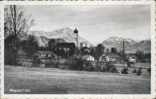 Koenigsdorf Oberbayern Gesamtansicht Kat. Koenigsdorf