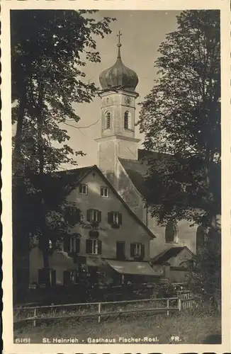 St Heinrich Gasthaus Fischer-Rosl Kat. Muensing