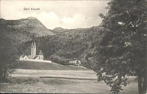 Dorf Kreuth Kirche Kat. Kreuth