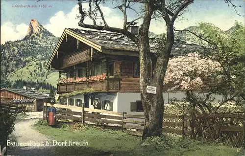 Dorf Kreuth Bauernhaus Kat. Kreuth