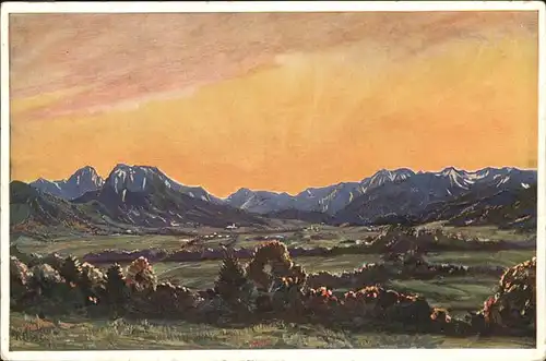 Niklasreuth Panorama Kat. Irschenberg