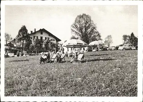 Schwaerzenbach Tegernsee Liegewiese Kat. Gmund a.Tegernsee