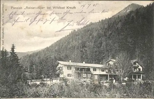 Wildbad Kreuth Rainer-Alpe Kat. Kreuth