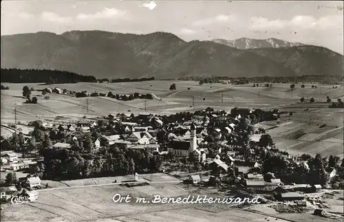 Koenigsdorf Oberbayern Gesamtansicht Zwissel Benediktenwand Kat. Koenigsdorf