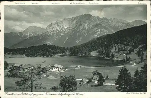 Lautersee Mittenwald Karwendelgebirge Kat. Mittenwald