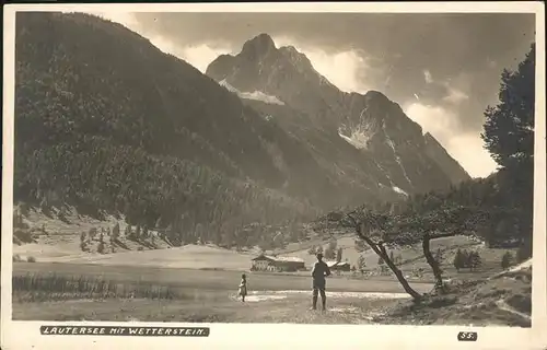 Lautersee Mittenwald Wetterstein Kat. Mittenwald