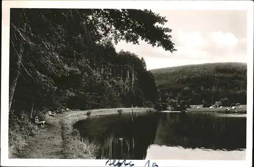 Altensteig Wuerttemberg Stausee Zeltplatz Kat. Altensteig