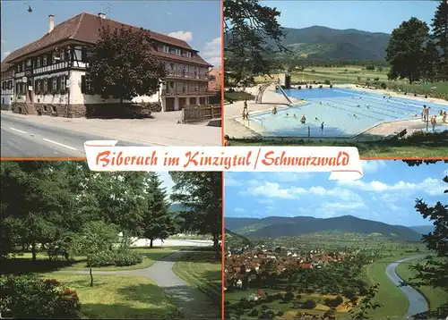 Biberach Baden Schwimmbad Kat. Biberach