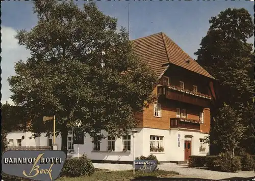 Biberach Baden Hotel Beck Kat. Biberach