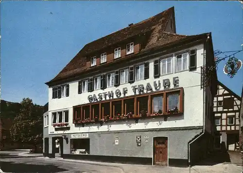 Altensteig Wuerttemberg Gasthof Pension Traube Kat. Altensteig