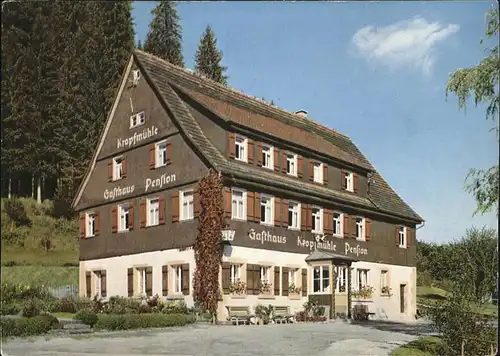 Altensteig Wuerttemberg Gasthaus Pension Kropfmuehle Kat. Altensteig