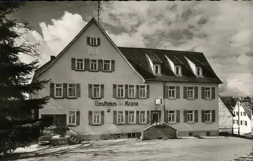 Walddorf Altensteig Cafe Pension Gasthaus Krone Kat. Altensteig