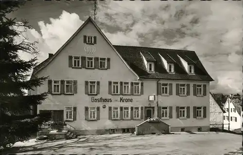 Walddorf Altensteig Cafe Pension Gasthaus Krone Kat. Altensteig