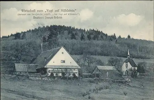 Nordrach Gasthaus Vogt auf Muehlstein / Nordrach /Ortenaukreis LKR