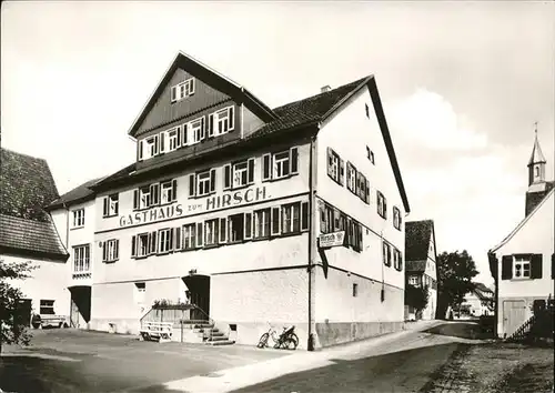 Wart Altensteig Gasthaus Hirsch Kat. Altensteig