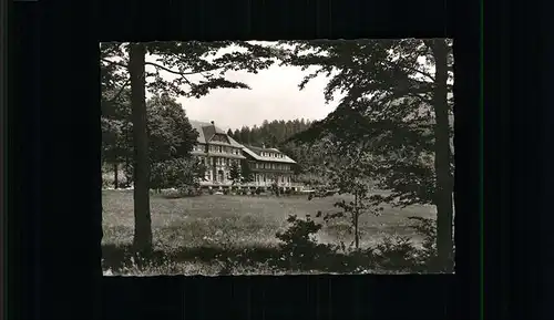 Breitenbrunnen Sanatorium Kat. Sasbachwalden