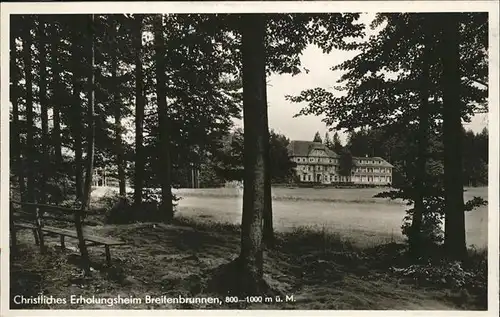 Breitenbrunnen Kurheim Kat. Sasbachwalden