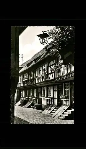 Gengenbach Engelgasse Kat. Gengenbach