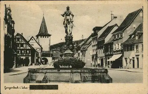 Gengenbach Marktplatz Kat. Gengenbach