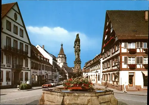 Gengenbach Marktbrunnen Kat. Gengenbach