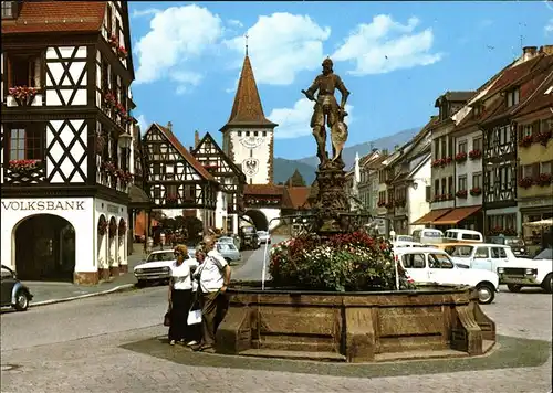 Gengenbach Marktbrunnen Kat. Gengenbach
