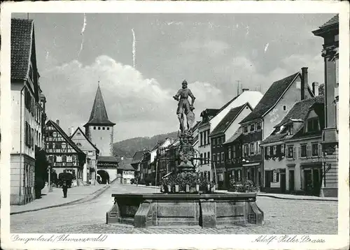 Gengenbach Marktplatz Kat. Gengenbach