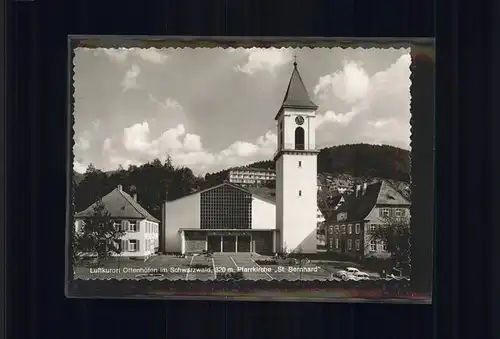 Ottenhoefen Schwarzwald Pfarrkirche St. Bernhard / Ottenhoefen im Schwarzwald /Ortenaukreis LKR