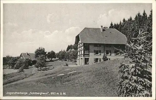 Ottenhoefen Schwarzwald Jugendherberge Sohlberghaus / Ottenhoefen im Schwarzwald /Ortenaukreis LKR