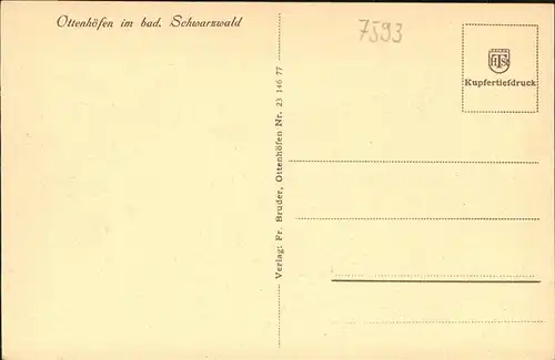 Ottenhoefen Schwarzwald Totalansicht / Ottenhoefen im Schwarzwald /Ortenaukreis LKR