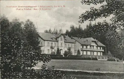 Breitenbrunnen Kurhaus Kat. Sasbachwalden