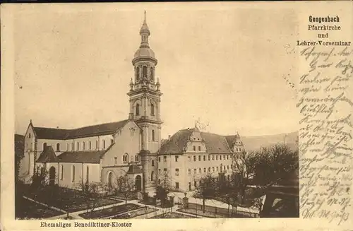 Gengenbach Benediktiner-Kloster Kat. Gengenbach